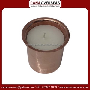 เทียนหอมขวดทองแดงหรูหราผสมผสานที่สมบูรณ์แบบของน้ำมันหอมระเหยตกแต่งบ้านที่ทันสมัยและของขวัญที่ไม่ซ้ำกันในราคาที่ต่ำที่สุด - Product Image 4