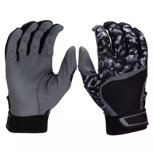 Gants de frappe en cuir personnalisables CAPTAIN INDUSTRY pour baseball et softball avec fermeture à boucle, design respirant pour adultes - Product Image 5