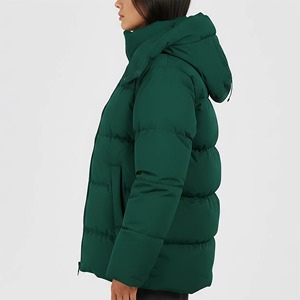 Chaqueta Acolchada Reversible con Capucha para Mujer, Nueva Moda de Invierno, Impermeable y Cálida - Product Image 3