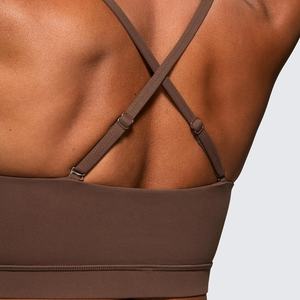 Sujetador Deportivo de Alta Sujeción para Mujer al por Mayor, Transpirable, para Fitness, Yoga y Running, de Spandex y Nylon, Colores Personalizables, OEM - Product Image 5