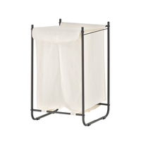 Panier à linge en acier moderne et durable avec couvercle, idéal pour le rangement domestique et la lessive (OEM Factory Storage Furniture Home Storage TC Bag Basket)