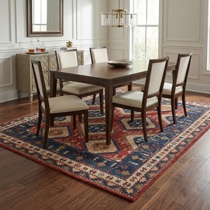Alfombra moderna de lana hecha a mano con patrones de superficie distintivos para un elegante piso y decoración de interiores. - Product Image 5