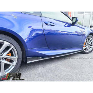 สเกิร์ตข้างคาร์บอนไฟเบอร์ New JPMCarbon รุ่น Style Carbon สำหรับตกแต่ง/อัพเกรด Lexus RC F-Sport ปี 2019-2025 - Product Image 1