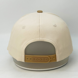 Casquette Snapback 6 Panneaux Brodée Motifs Papillons Mode Hiver Unisexe Décontractée Réglable en Toile de Coton Beige Marron Logo Avant - Product Image 6