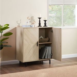 Armadio moderno con venature in legno, - Product Image 3