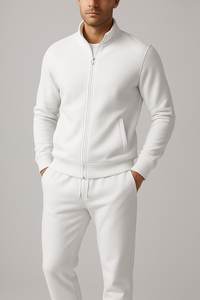 Chándal al por mayor barato 100% algodón, nuevo, personalizado, lavado, de invierno, desgastado, de 2 piezas, estilo flare, de algodón puro de alto gramaje para hombre - Product Image 5