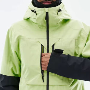 Traje de Esquí Deportivo con Capucha para Hombre, Abrigo de Invierno Cálido, Transpirable, Impermeable, Cortavientos, con Cordón Ajustable y Forro Térmico Thinsulate - Product Image 3