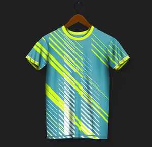 Men's Short Sleeve O-Neck <b>T</b>-<b>Shirt</b> Geometric Pattern <b>Silk</b> Screen Printing Quick Dry Anti-Shrink Regular Fit Polyester Knitted - Product Image 5