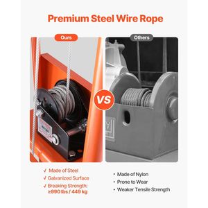 Apilador Manual con Cabrestante de 42.9 Pulgadas de Altura Máxima de Elevación, Carretilla Elevadora Multifuncional con Capacidad de 330 Libras para Palets y Materiales - Product Image 4