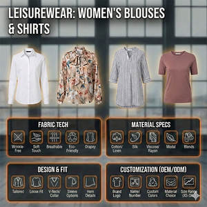 Blusa Elegante para Mujer – Diseño Personalizado OEM/ODM, Ropa de Oficina y Casual - Product Image 6