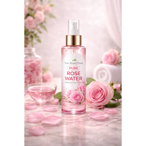 Spray Facial de Agua de Rosas Orgánica, Tónico Herbal para Piel Seca, Ingredientes Naturales, Suministro al por Mayor desde India - Product Image 4