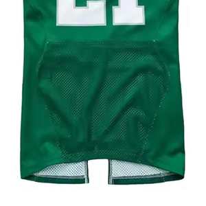 Maillot de football américain personnalisé de haute qualité, manches courtes, grande taille, nom et numéro d'équipe imprimés, chemise d'entraînement pour hommes - Product Image 3