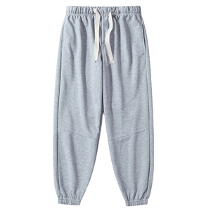 2025กางเกงลำลองขาตรงสีเทาของผู้ชาย, กางเกงผ้าฟลีซผ้าฝ้ายหนาทรงหลวมคอลเลคชั่นฤดูใบไม้ร่วง - Product Image 2