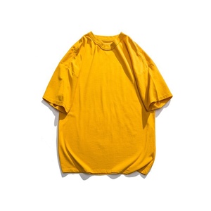 T-shirts Hip Hop Oversize à Manches Courtes 100% Coton Écologique Anti-Plis Respirant Haute Qualité Vente en Gros - Product Image 4