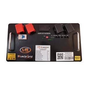 Batterie au lithium 48V avec BMS Bluetooth, capacité 120AH, 6000 cycles de vie, écran LCD, design compact - Product Image 4