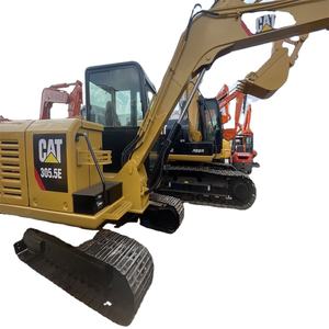 Pelleteuse CAT305.5E d'occasion avec 20 tonnes de poids de fonctionnement, moteur à noyau, pompe à engrenages, boîte de vitesses, machine de terrassement pour moteur Cat B - Product Image 1