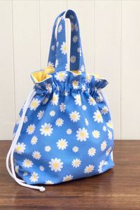 Bolso Tote de Algodón con Estampado de Cerezas para Niñas, Estilo De Maison, con Cordón Ajustable, para Uso Diario, 100% Lona de Algodón Ecológica - Product Image 4