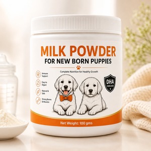 Leche de Cabra Orgánica Natural en Polvo para Perros y Gatos, Suplemento Premium para Mascotas, Calcio, Proteína, Crecimiento, Apoyo Inmunológico, Cachorros, Gatitos - Product Image 1