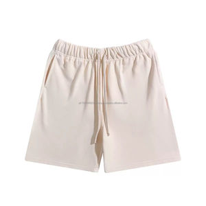 กางเกงขาสั้นผ้าฝ้ายผสมสำหรับผู้ชายกางเกงขาสั้นสำหรับวิ่งของผู้ชายกางเกงขาสั้นผ้าเฟรนช์เทอร์รี่ปักโลโก้ได้ตามต้องการสำหรับฤดูร้อน - Product Image 1