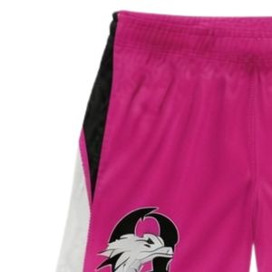 Unisex Pink Black Sublimated Lacrosse Shorts Lightweight Polyester <b>Athletic</b> Match Wear Team Sports Uniform Clothing - Product Image 6