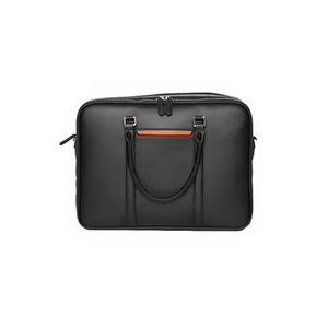 Unisex Genuine Leather Laptop Office <b>Briefcase</b> with Durable Zipper Closure Handmade Luxury Soft Bag Featuring Nylon Lining - Product Image 4
