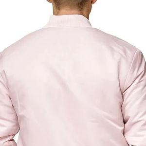 Nouvelle veste bomber en nylon rose pour le printemps, veste d'hiver, logo personnalisé, veste bomber grande taille pour hommes, OEM personnalisé pour hommes - Product Image 5