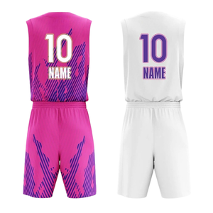 Conjunto de Camisetas de Baloncesto con Logotipo Personalizado, Uniforme de Equipo sin Mangas, Kit Deportivo con Estampado de Poliéster para Hombre - Product Image 3