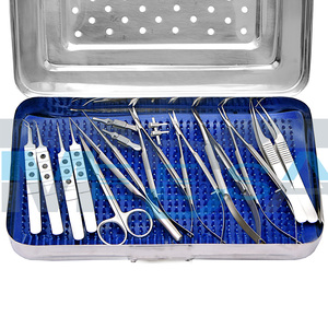 Kit de Anastomosis Microquirúrgica de 15 Piezas para Replantación Arterial con Pinzas y Bandeja de Esterilización - Product Image 1