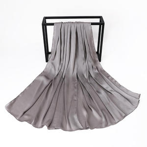 SIDDIQUI HOSINEX Hiyab Largo de Algodón y Chifón para Mujer, Estilo Tradicional Musulmán, Diseño Sólido, Resistente al Viento y Transpirable, para Otoño - Product Image 1