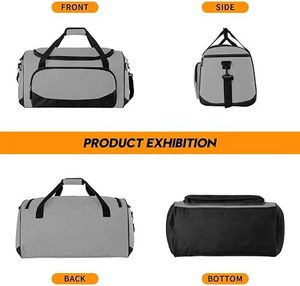 Tactical Outdoor Cordura Duffle Bag - Water Resistant Gym Bag - Heavy Duty <b>Large</b> Travel <b>Holdall</b> for <b>Men</b> Sports - Product Image 2