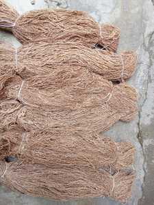 Fil Ghicha Teint Naturellement en Pelotes, Anti-Bactérien, Filé à Anneaux pour Textiles de Tissage Manuel, Écharpes, Décoration Intérieure, Artisanat, Approvisionnement en Gros - Product Image 2