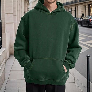 Sudaderas con capucha extragrandes a juego para parejas, sudaderas de algodón grueso para hombre, estilo vintage, lavado ácido, cómodas sudaderas con capucha para hombre - Product Image 6