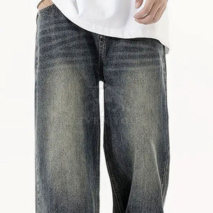 Pantalon large moderne pour homme fabriqué au Pakistan, décontracté, ample, tendance, style streetwear, à porter au quotidien - Product Image 6