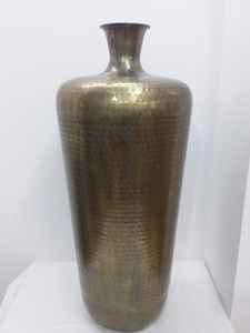 Vase décoratif en métal artisanal, finition martelée, décoration moderne pour la maison, vase à fleurs pour le salon, l'hôtel, le bureau, décoration intérieure - Product Image 5