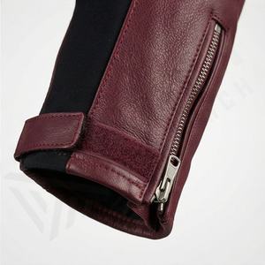 แจ็คเก็ตหนังแท้สำหรับขี่มอเตอร์ไซค์คุณภาพดีที่สุดสำหรับผู้ชาย รุ่นใหม่ล่าสุดสำหรับฤดูหนาว พร้อมแผ่นป้องกันที่ถอดออกได้ สามารถสั่งทำได้ - Product Image 6