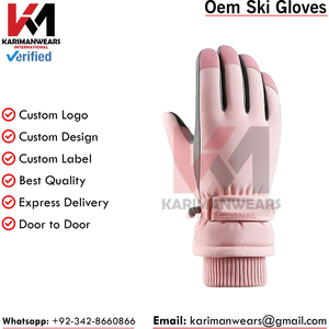 <b>Ski</b> <b>Gloves</b> Extreme Cold Weather Snow <b>Gloves</b> Thermal Waterproof Windproof Warm Fit OEM Bulk Supply - Product Image 3