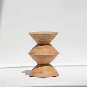 Mesa Auxiliar de Madera Vandana Orion Vesta, Mueble de Madera Sólida de Estilo Moderno y Minimalista - Product Image 5