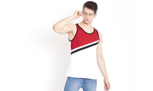 <b>Mens</b> Racerback Tank Top Sleeveless Athletic <b>Vest</b> Breathable <b>Training</b> Shirt Running Fitness Workout Summer Active Wear - Product Image 4