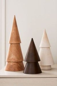 Sapin de Noël rustique en bois fait main pour la décoration de table, salon, chambre, bureau et fêtes - Product Image 6