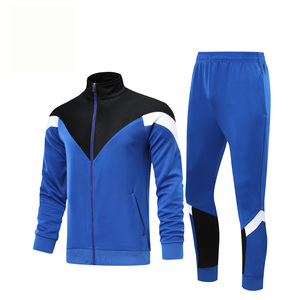 New Arrival Bulk Quantity Breathable Quick Dry 100% Cotton <b>Winter</b> Casual Full Length Stand Collar Elastic Waist Men <b>Tracksuit</b> - Product Image 6