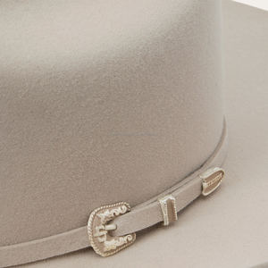 Sombreros Vaqueros Occidentales de Primera Calidad |   Sombreros de Rodeo Personalizados de Cuero y Fieltro |   Fabricante de tocados artesanales de estilo vintage - Product Image 5