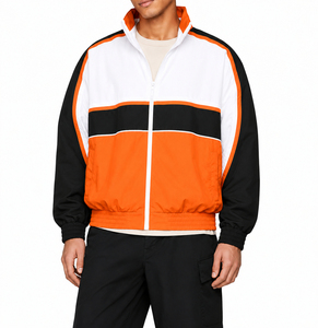 Conjunto Deportivo Cortavientos de Alta Calidad, Ropa Casual Cómoda, Traje Deportivo con Cremallera, Fabricante de Ropa con Logotipo Personalizado - Product Image 6