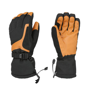 Gants de ski d'hiver en cuir de vachette imperméables, antidérapants, respirants, à séchage rapide, thermiques, pour sports de neige - Product Image 1