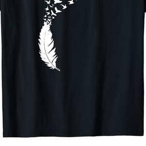เสื้อยืดคอกลมผู้ชาย แขนสั้น ผ้าถัก ทรงลำลอง ดีไซน์เรียบ สีดำ - Product Image 3