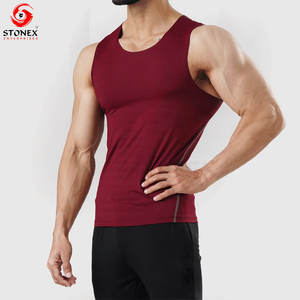Débardeur Homme Personnalisé avec Logo, Maillot de Sport Sans Manches en Spandex/Polyester Respirant, Vente en Gros, Fournisseur OEM - Product Image 4