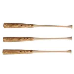 KATBROS INDUSTRIES Batte de baseball 27 pouces, manche de 2,3 pouces, légère, monobloc, en bois naturel durable, équipement sportif d'extérieur pour débutants - Product Image 5