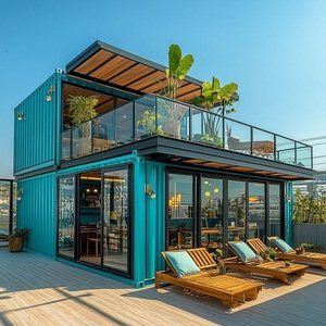 Maison mobile moderne de luxe, villa modulaire préfabriquée avec salle de bain, cuisine, 2 ou 3 chambres, maison conteneur extensible de 20 pieds ou 40 pieds - Product Image 6