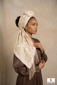 Pañuelo Cuadrado de Seda de Lujo para Mujer, Ligero, con Estampado Digital, Tela Personalizada, Accesorios de Moda, Fabricante y Proveedor OEM - Product Image 5