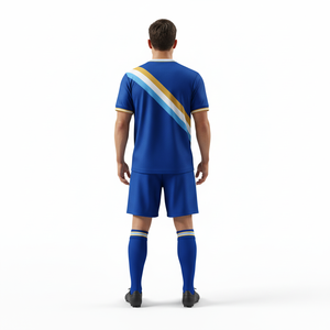 Maillots de football personnalisés 2025 – Nom de l'équipe sur le devant, manches courtes, impression numérique, 100 % polyester, broderie 3D, légers - Product Image 2