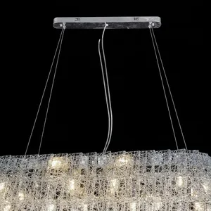 Imported <b>Crystal</b> <b>Chandelier</b> 28 Light Modern Luxury <b>Crystal</b> Pendant Ceiling Light Fixture for Home Hotel Villa Dining Room Living - Product Image 2